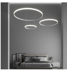 Lampada  sospensione LED - Circolare Bianco - 37W - SPACE VENUS - 60cm