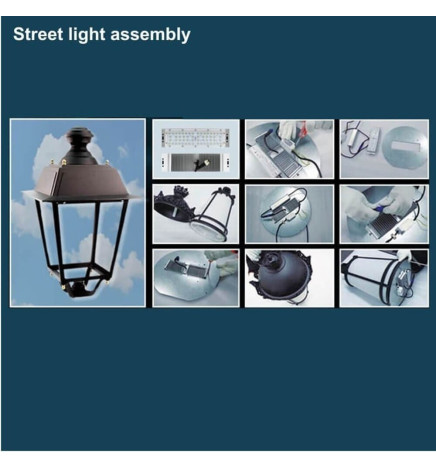 Optisk LED-modul 65W HÖG LUMINOSITET Bridgelux  180Lm/W för gatubelysning
