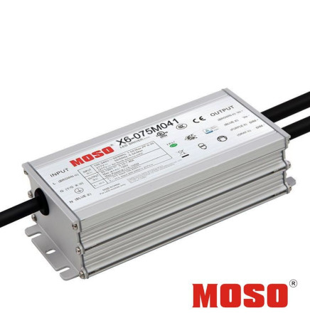 Driver Ddæmpbar programmerbar - MOSO X6-075M - Ddæmpbar programmerbar  til LED-armaturer op til 75W - 5 års garanti