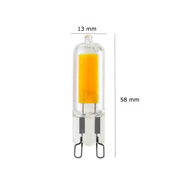 Lâmpada LED G9 2W COB 360°