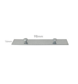 Placa de junção de alumínio - Luminária Linear - MUNICH -