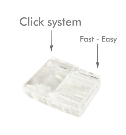 Kontakt för COB + SMD LED-remsor - 8mm - IP20