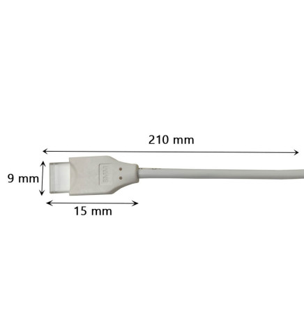 Connector for COB + SMD LED strips - 8mm - 10mm - IP65