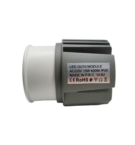 Módulo LED 12W GU10 / MR16 para Aro Downlight - CRI+92