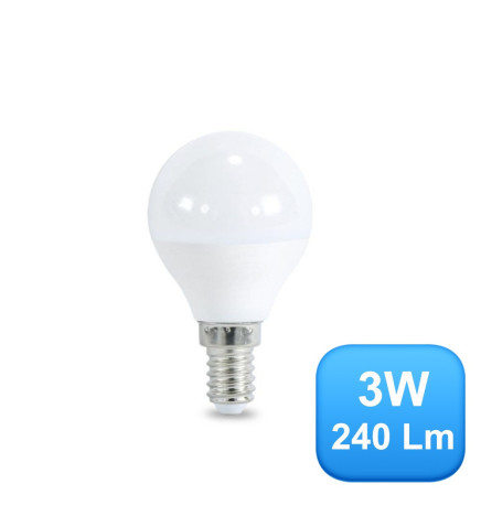 Lâmpada LED MI-LED E14 A60 180º - 3W
