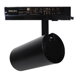 Spot LED 40W - 34W - MAYA - Rail TRIPHASÉ DRIVER PHILIPS - Noir - CRI+92 - UGR13 HIGH LUMEN 140Lm/W