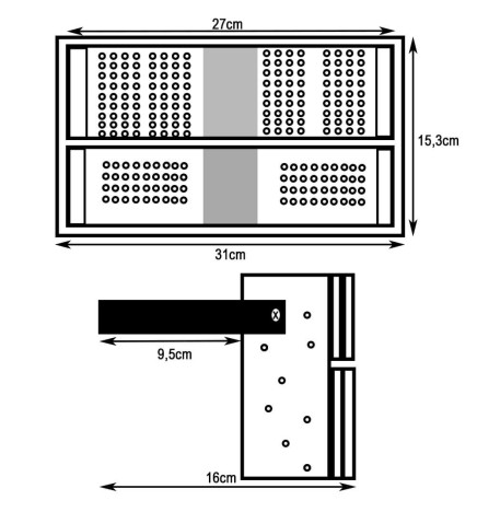 LED projektør 100W DOB MAGNUM OSRAM Chip SMD3030-3D 180Lm / W 60º