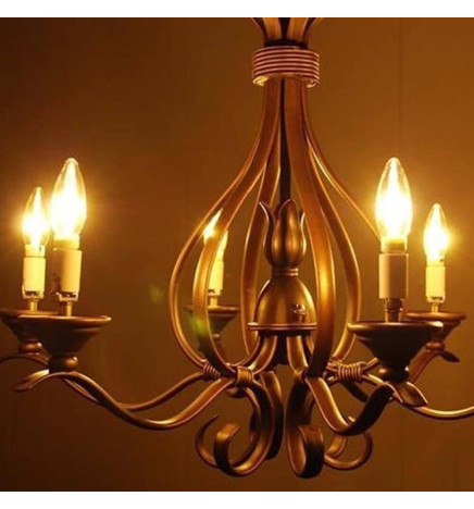 Lâmpada LED Filamento Vela 4W E14 C35