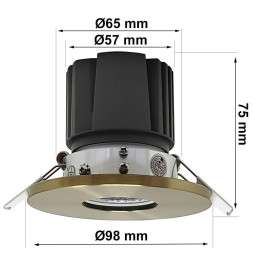 Downlight LED 15W - BRONZE - CRI+92 - UGR13