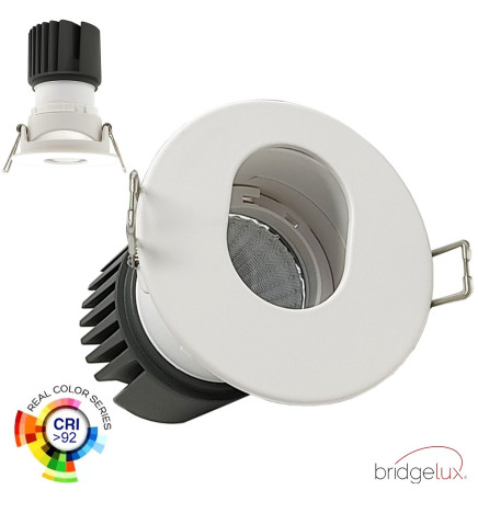 Encastré LED 15W - Orientable -BLANC TECHNIQUE - CRI+92 - UGR13