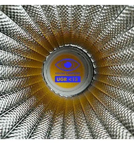 30W LED Downlight - Adjustable - WHITE Double- CRI+92 - UGR13