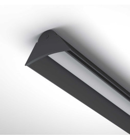 Lineaarinen lamppu - riipus - VIENA MUSTA - 0,5 m - 1 m - 1,5 m - 2 m - IP20