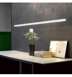 Aluminum Profile- White - POSTDAM - UGR17 Micro Prism Diffuser -2 Meters - Batten + Pendant