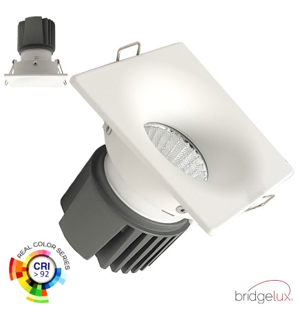 Encastré LED 15W - BLANC - CARRÉ - NUAGE -  IRC+92 - UGR13