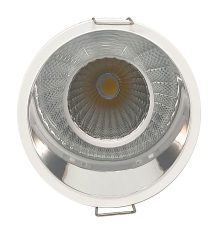 15W LED Downlight -  CHROME - CIRCULAR - CRI+92 - UGR13
