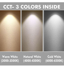 44W Round Adjustable LED Spotlight - IP20 - 24º - CCT