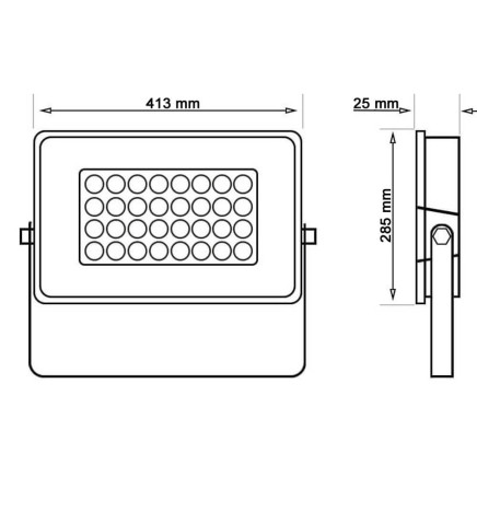 200W LED Floodlight NEW AVANT OSRAM CHIP DURIS E 2835