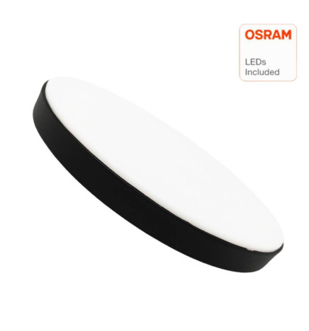 24W LED-loftlampe til overflade OSRAM Chip - NARVIK - sort