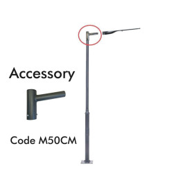 Solcelle LED gadebelysning  - 120W  Chip - PROFESSIONAL  - ULTRA SLIM - med 150lm / W bevægelsessensor