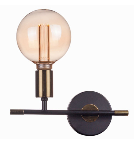 LED-Lampe - Modern - Bernsteinkristall - 4W - E27 - G125 - Dimmbar