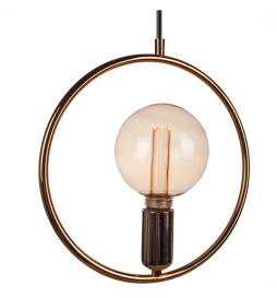 LED-Lampe - Modern - Bernsteinkristall - 4W - E27 - G125 - Dimmbar
