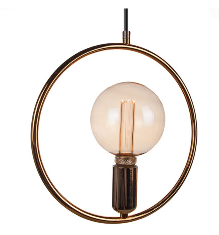 LED-Lampe - Modern - Bernsteinkristall - 4W - E27 - G125 - Dimmbar