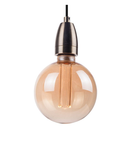 Ampoule LED - Moderne Cristal Ambre - 4W - E27 - G125 - Dimmable
