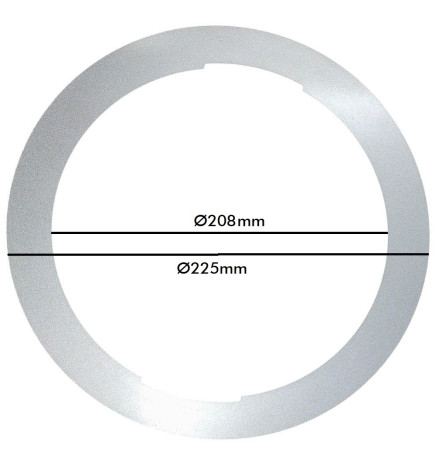 Supplementary White Hoop Cover for Downlight