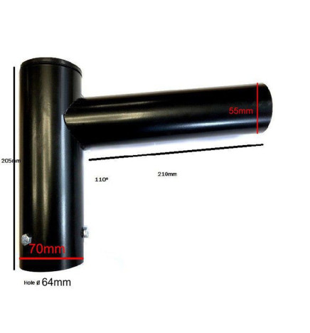 Support for LED street lamp