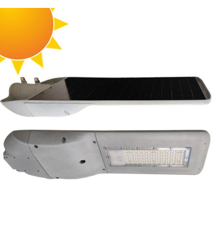 Solcelle LED gadebelysning  - 120W  Chip - PROFESSIONAL  - ULTRA SLIM - med 150lm / W bevægelsessensor