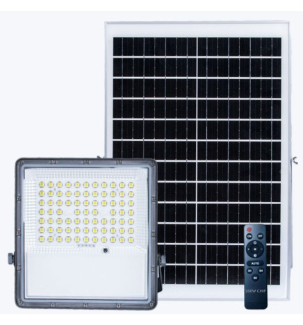 200W SOLAR LED Outdoor Floodlight - NEW AVANT - 5000K