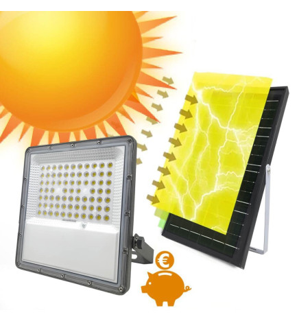 200W SOLAR LED Outdoor Floodlight - NEW AVANT - 5000K