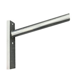 Supporto per Lampione - per Colonna e Parete - Acciaio Zincato - 50cm