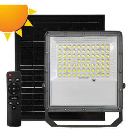 200W SOLAR LED Outdoor Floodlight - NEW AVANT - 5000K
