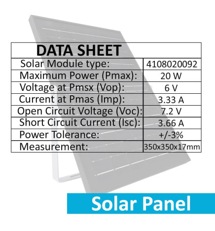 200W SOLAR LED Outdoor Floodlight - NEW AVANT - 5000K