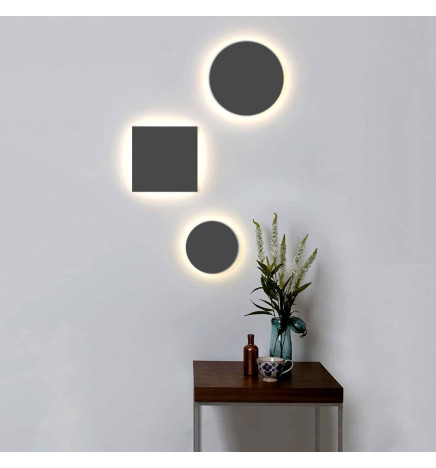 Applique LED - 8W ARTEMISA Blanc - Noir