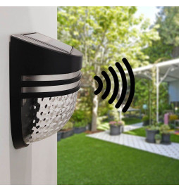 Aplique Solar 10W con Sensor de presencia PIR - 6000K