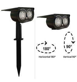 LED Solar garden light - IP65 -  4000K