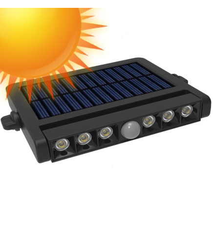 Adjustable Solar LED Spotlight - 5W - Motion sensor - 4000K