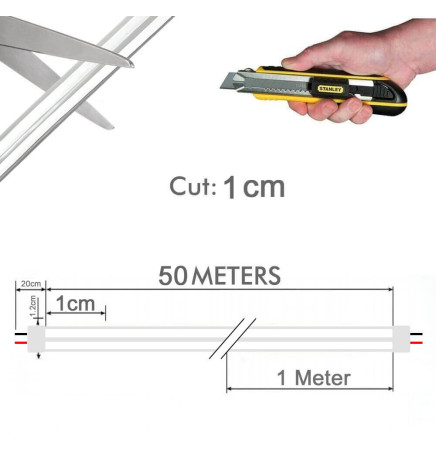 Néon LED flexible 24V - 10W/m - Bobine 50m - 6x12mm - VERT