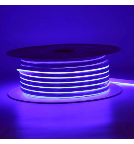 Néon LED flexible 24V - 10W/m - Bobine 50m - 6x12mm - JAUNE