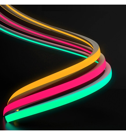 Néon LED flexible 24V - 10W/m - Bobine 50m - 6x12mm - VERT