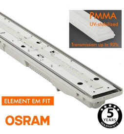 Integrated-LED Tri-Proof Light - 35W-30W-25W-20W -  OSRAM Driver - 120cm