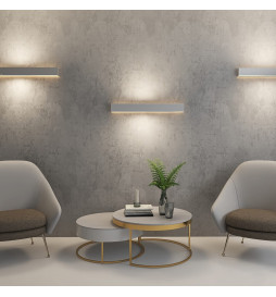 LED Wandleuchte Lineare - WASHINGTON GRAU - 0.44m - 0.94m - 1.44m - 1.94m - IP54