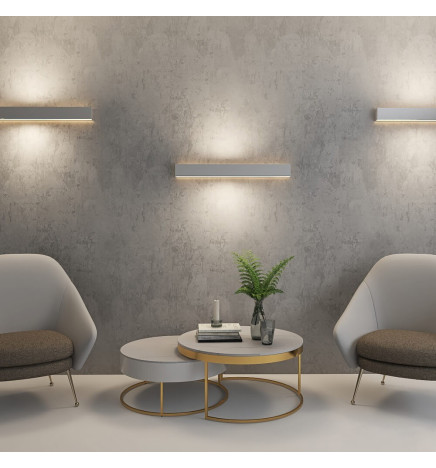 LED Wandleuchte Lineare - WASHINGTON GRAU - 0.44m - 0.94m - 1.44m - 1.94m - IP54