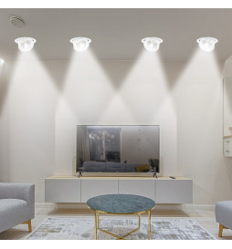 44W Round Adjustable LED Spotlight - IP20 - 24º - CCT
