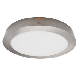 LED taklampe sirkulær overflate rustfritt stål 15W - CCT