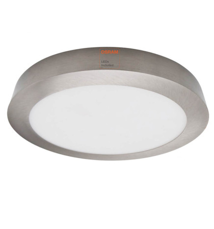 LED taklampe sirkulær overflate rustfritt stål 15W - CCT
