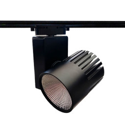 LED Tracklight 40W UPPSALA Black PHILIPS Driver single-phase rails - CRI+98