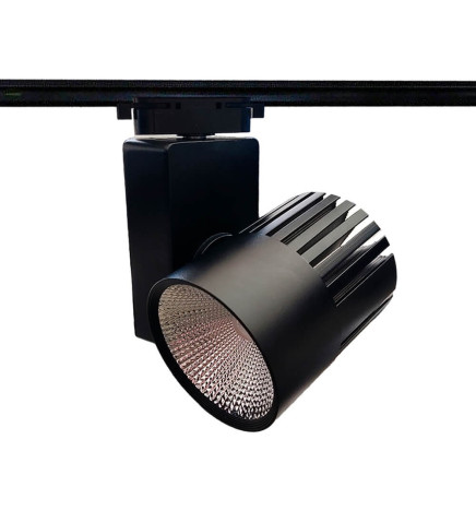 LED Tracklight 40W UPPSALA Black PHILIPS Driver single-phase rails - CRI+98